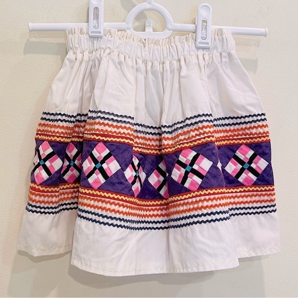 Handmade Native American Toddlers Patchwork Skirt - Picture 6 of 10